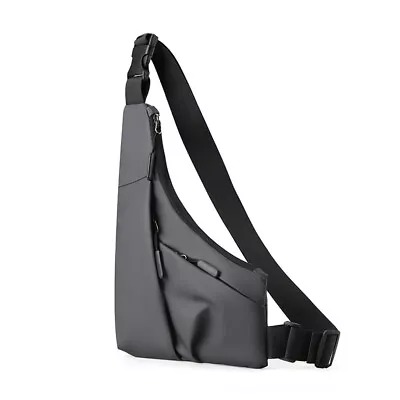 Anti Theft Mens Sling Backpack Shoulder Bag Outdoor Travel Chest Crossbody Bag • $15.82