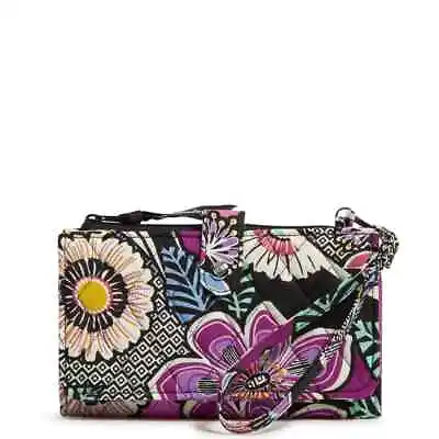 Vera Bradley RFID Smartphone Wristlet Kauai Floral NWT Wallet • $23.74