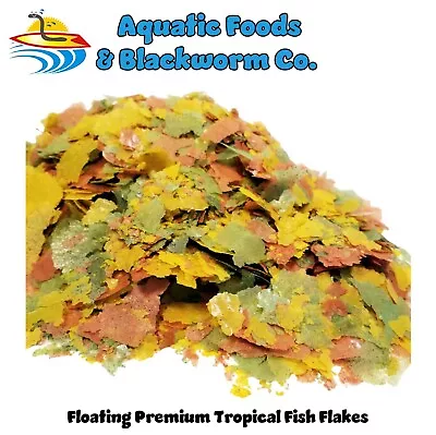 Premium Tropical Fish Flakes Free Pellets & Wafers Included.  AFI Flake • $59.99