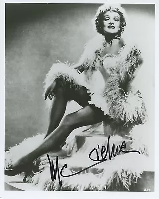 Marlene Dietrich Signed 8x10 Inch Photo W Beckett COA - Beautiful! • $79.99