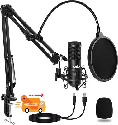 Microfono Condensador De Estudio Profesional Para PC Youtubers Podcast Streaming • $59.23