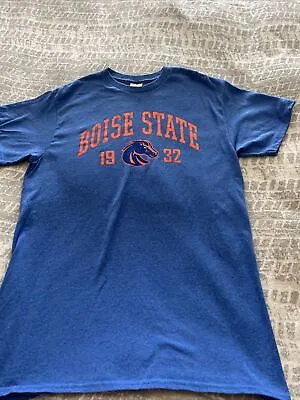 Graphic Tee M Blue Delta Pro Weight Boise State 1933 Cotton Polyester • $4.50