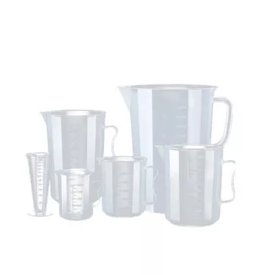 Clear Plastic Graduated Measuring Cup For Baking Beaker Liquid Measure JugC*e* • £1.87