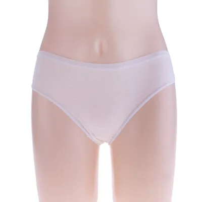 £3.86 • Buy Disposable Ladies Women Cotton Knickers Briefs Pants Underwear Travel Spa