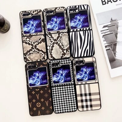 For Samsung Galaxy Z Flip 5 Flip 4 Flip 3 Luxury Classics Retro Shockproof Case • $11.99