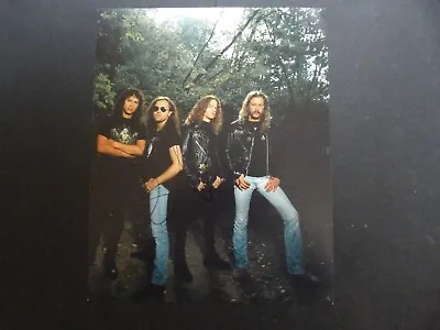 Metallica Photograph Signed By Kirk Hammett With AFTAL Dealer COA • £34.99