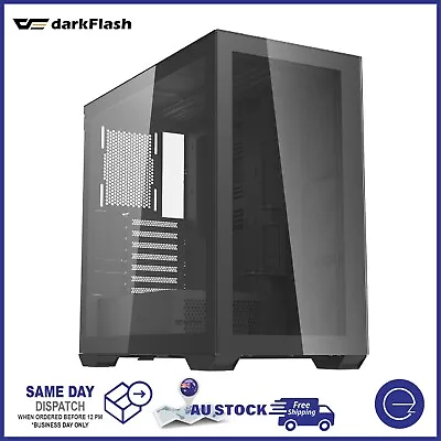 DarkFlash Gaming Computer Case E-ATX Tower PC Case Without Fan DLX4000 • $149