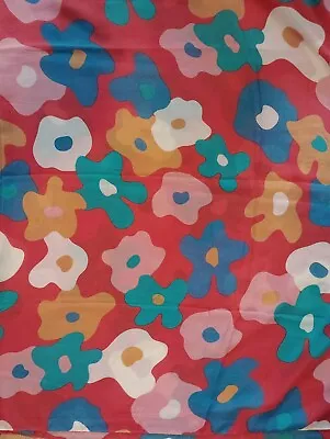 Mary Quant Scarf 1960s Colours Iconic Daisy Design Large 94cm X 190cm Vgc • £15