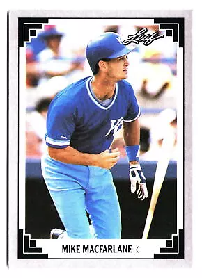 1991 Leaf Baseball Mike Macfarlane Kansas City Royals #30 • $1.49