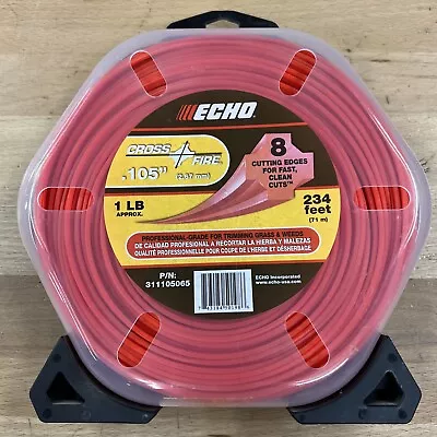 311105065 ECHO Trimmer Head String Line .105  Cross Fire 1lb 234'  JK • $19.95