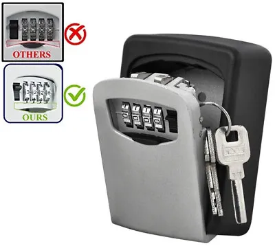 £9.29 • Buy Safe Box Wall Mounted Key Secure Lock Safety 4 Digit Security Outdoor Storage UK