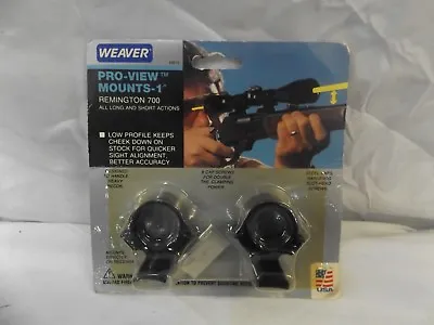 Weaver Steel Lock Pro-View 1  Tube Diameter Scope Mount Remington 700  • $12.95