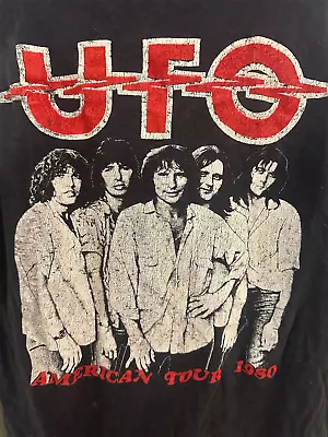 Hot UFO Band Members Black T-Shirt Cotton All Size Unisex • $16.99