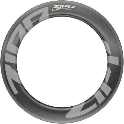 Zipp 808 Firecrest Carbon Rim - 700 Rim Brake Matte Carbon 24H Rear • £1282.03