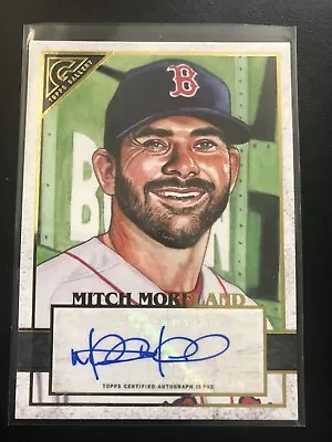 Mitch Moreland 2020 Topps Gallery Autograph Auto ~ Boston Red Sox ⚾️🔥 • $8.99