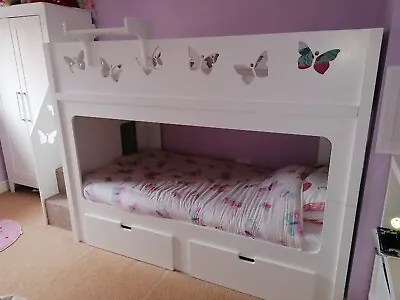 £450 • Buy Kids Fun Time Bunk Bed With Stairs