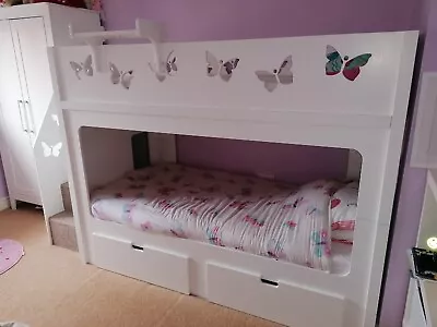 £450 • Buy Kids Fun Time Bunk Bed With Stairs