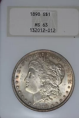 1898 Ngc Ms63 Morgan Silver Dollar #b44183 • $90