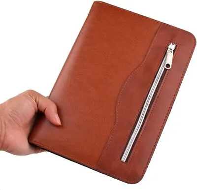 Gift For Men SAYEEC A5 Executive Conference Folder Travel Portfolio Ringbinder • £16.48