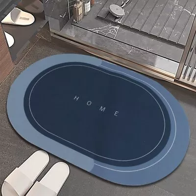 Super Absorbent Non-slip Floor Mat Quick Drying Bathroom Balcony Floor Carpet • $11.23