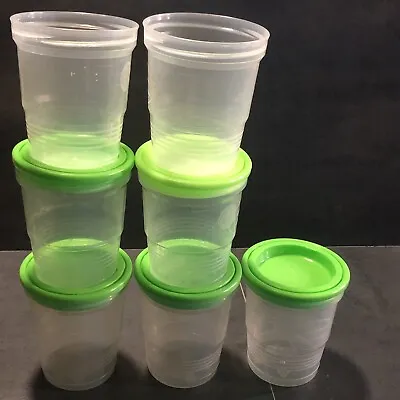 $15 • Buy 7 BALL Freezer Jar 16 Oz Pint With 5 Lids Plastic - Lot Of 8 Green Food Storage