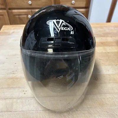 Motorcycle Helmet-vega Vista Xpv Xs Face Shield Black • $6.99