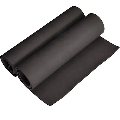 2 Pack Black EVA Foam Roll 3mm High Density Sheets For Crafts Cosplay 14x39  • $14.99