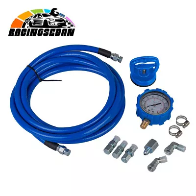 For Ford Powerstroke 6.0L 7.3L Fuel Oil Pressure Mechanical Gauge Test Tool Kit • $37.99