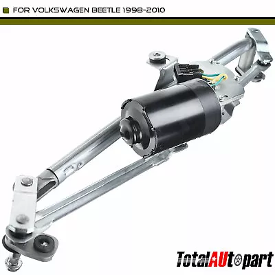 $68.69 • Buy New Wiper Linkage Assembly With Motor For Volkswagen Beetle 1998-2010 Front Side