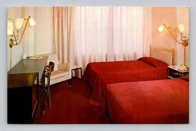 Lansing Michigan Riverside Manor Motel Mid Century Room Furniture Postcard • $5.06