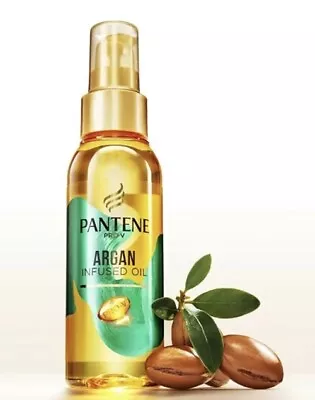 Pantene Pro-V Argan Infused Hair Oil For Dry Frizz & Damaged Hair-100ml • £9.99