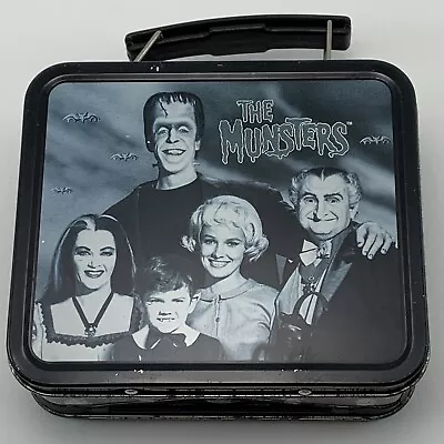 The Munsters MINI Lunch Box Vintage TV 1999 Universal Studios Tin Metal Used • $40