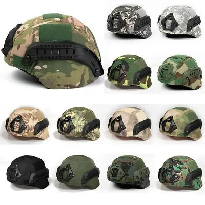 Tactical Helmet Cover Camouflage Helmet Cloth For MICH2000 Helmet • $10.44