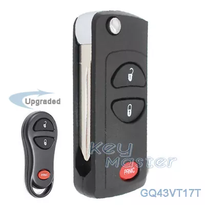 For Chrysler Town & Country Dodge Durango Upgraded Flip Remote Key Fob GQ43VT17T • $15.88