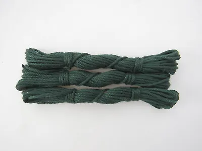 Meccano Hank Of Cord X 3 - Part No. 40. Teal Green. NON-Original Replacements • £5.95