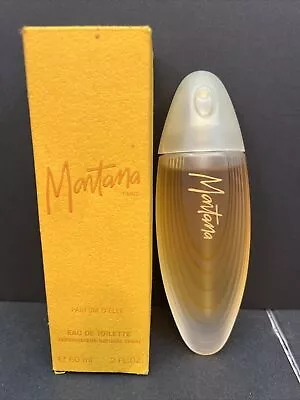 Montana Parfum D'elle Eau De Toilette 2.0 Oz / 60 Ml Spray New In Box • $29