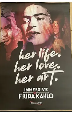 Frida Kahlo - Immersive Experience - VIP Poster - Lighthouse Dallas - NEW Sealed • $8