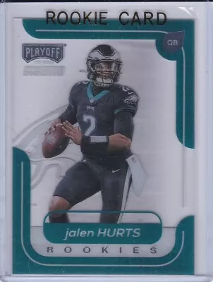 JALEN HURTS ROOKIE CARD 2020 Playoff Momentum Football PHILADELPHIA EAGLES RC! • $0.99