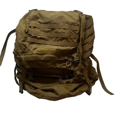 United States Marine Corps FILBE Main Pack Tan Army Green Large Canvas Backpack • $86.40