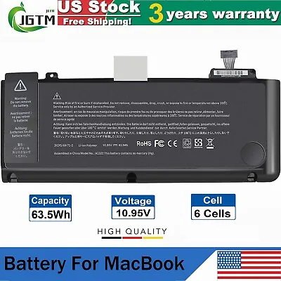A1322 Battery For Macbook Pro 13  A1278 Mid 2009/2010/2011/2012 TOP Quality New • $17.85