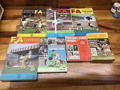 Fa Yearbook 1951 1957 1966 1973 Empire News Football Annual 1958 Vernons Stars 7 • £12.95