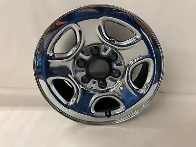 04 Silverado 1500 Steel Wheel Chrome PY2 5 Spoke 16x6.5 6 Lug 5.5 Bolt Pattern • $116.24