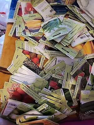 NIP LOT OF 60 Livingston Packets Of VEGETABLE Seeds 12/23 • $21