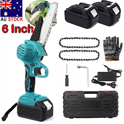 6  Chainsaw Cordless Rechargeable Wood Cutter Saw Chain Saws Electric For Makita • $33.79