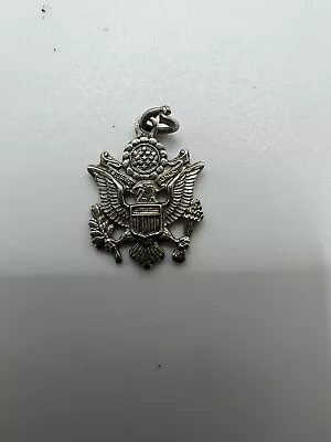 STERLING SILVER Seal Military Sterling Silver Jewelry Charm ENGRAVED 8-19-67 • $32