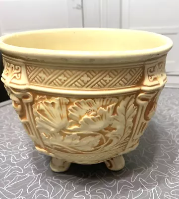 Weller Clinton Ivory 1914 Jardiniere Planter Ceramic Pottery Art Deco/nouveau • $275