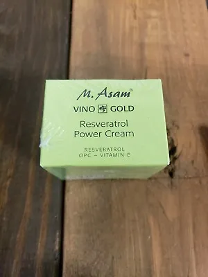M.Asam Vino Gold Resveratrol Power Face Cream NIB 1.01 Oz • $24.99