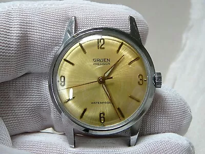 (as-is) Vintage Men’s Gruen Precision Watch 510 RSS 17J • $26
