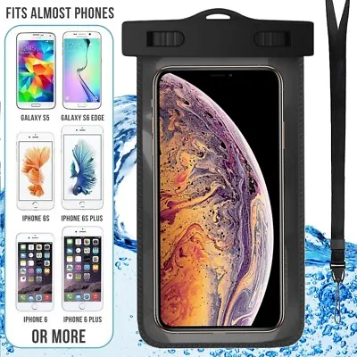 Waterproof Phone Case Dry Bags Pouch For IPhone SE Plus X Xr Xs 11 12 13 Pro Max • £4.99