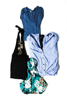 Zara Women's Printed Lightweight Dresses Blue Black Size S Lot 4 • $40.81
